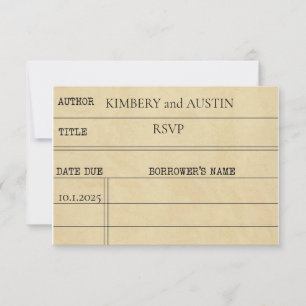 Library Kaart   Kaart RSVP-respons