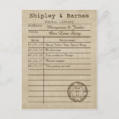 Library Kaart Sla de datum op (Voorkant)