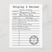 Library Kaart Sla de datum op (Voorkant)