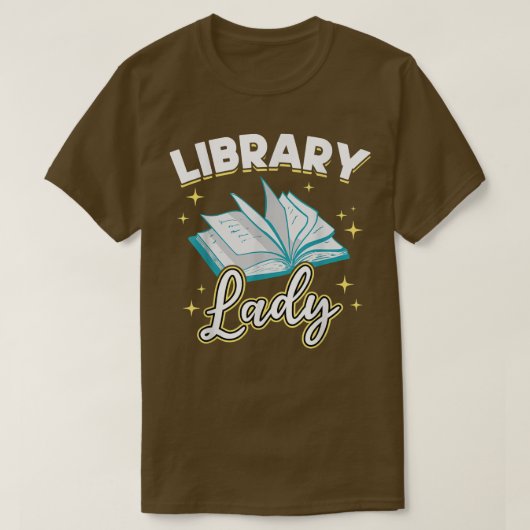 Library Lady Librarian Reader Book Lover T-shirt (Design voorkant)