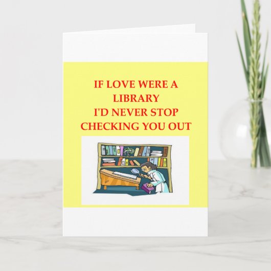 LIBRARY-liefhebbers Feestdagen Kaart (Voorkant)