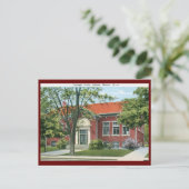 Library, Marion, Illinois Briefkaart (Staand voorkant)