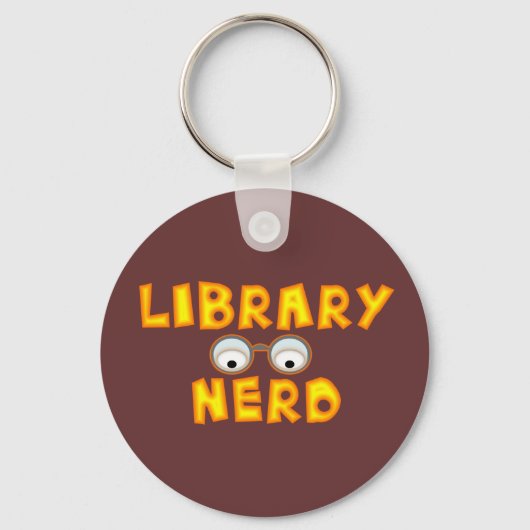 Library Nerd Sleutelhanger (Voorkant)