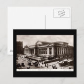 Library, New York City c1910  Briefkaart (Voorkant / Achterkant)