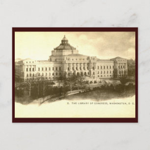 Library of Congress, Washington, D.C. Vintage Briefkaart