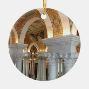 Library of Congress Washington DC Ornement Keramisch Ornament