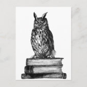Library Owl Briefkaart (Voorkant)