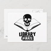 Library Pirate Briefkaart (Voorkant / Achterkant)