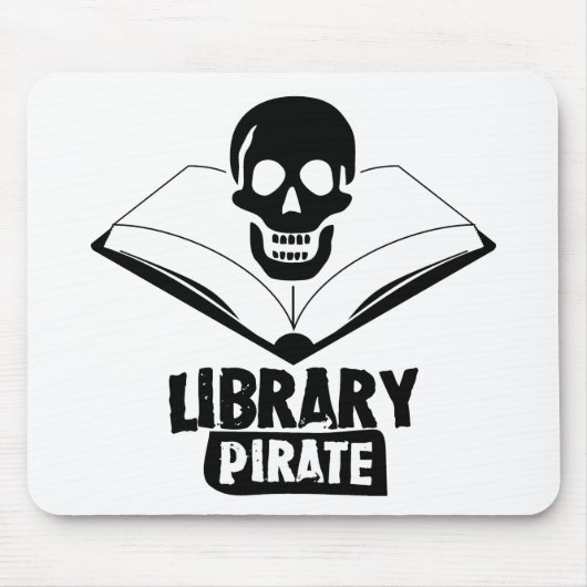 Library Pirate Muismat (Voorkant)