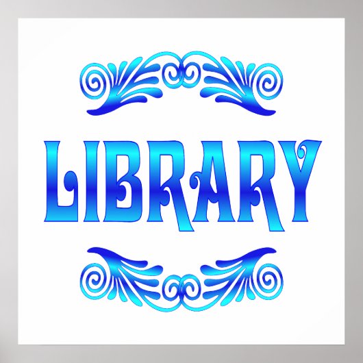 LIBRARY POSTER (Voorkant)