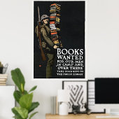 Library Poster – Retro Power Art (Thuiskantoor)