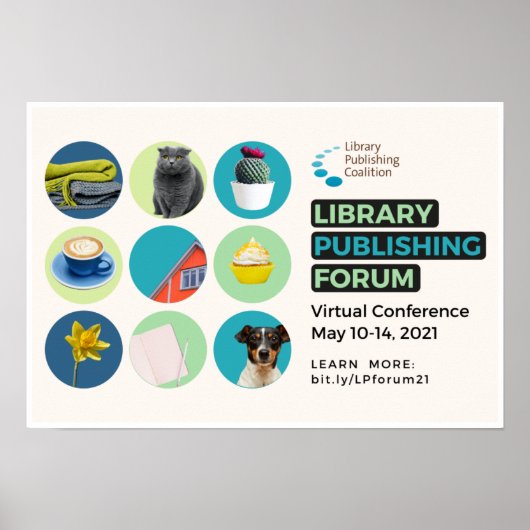 Library Publishing Forum 2021-Poster - 19 x 13 inc Poster (Voorkant)