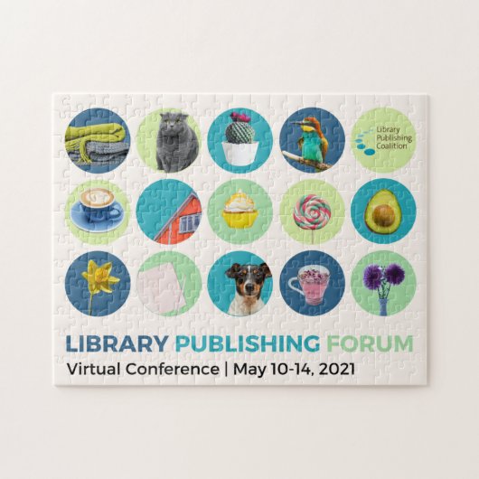 Library Publishing Forum 2021 Puzzle Legpuzzel (Horizontaal)