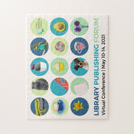 Library Publishing Forum 2021 Puzzle Legpuzzel (Verticaal)