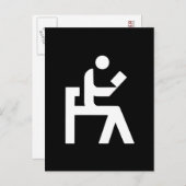 Library Reading Room Briefkaart (Voorkant / Achterkant)