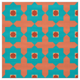 Library Room Moroccan Tiles Stof