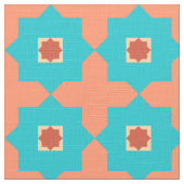 Library Room Moroccan Tiles Stof (Close Up)