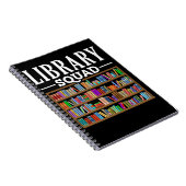 Library Squad Book Lover Reading Librarian Humor Notitieboek (Rechterzijde)