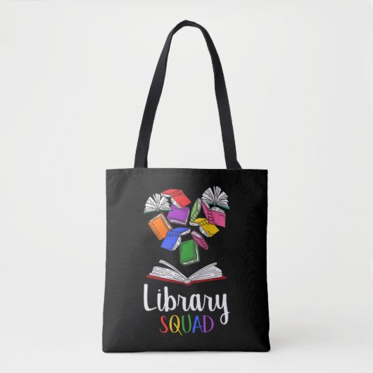 Library Squad I Tote Bag (Voorkant)