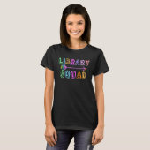LIBRARY SQUAD Kinderen Leraar Terug naar school Bi T-shirt (Voorkant volledig)