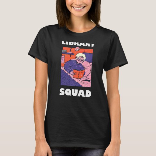 Library Squad Premium 1 T-shirt (Voorkant)