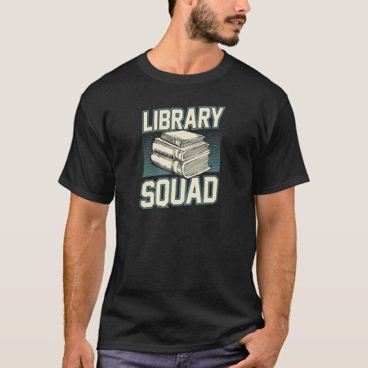 Library Squad Trendy Librarian Aesthetic Essential T-shirt (Voorkant)