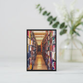 Library Stacks ATC Visitekaartje (Staand voorkant)