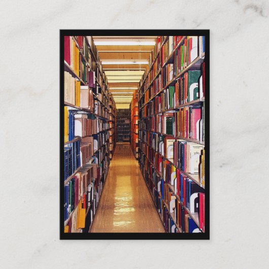 Library Stacks ATC Visitekaartje (Voorkant)