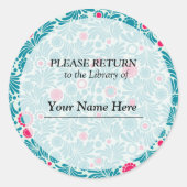 Library Sticker - Ga terug (Voorkant)