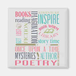 Library Subway Art Magneet