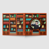 Library-Themed Graduation Photo Gastenboek (Volledig)