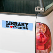 Library Volunteer Bumpersticker (Op Truck)