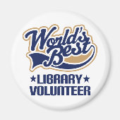 Library Volunteer Gift Magneet (Voorkant)