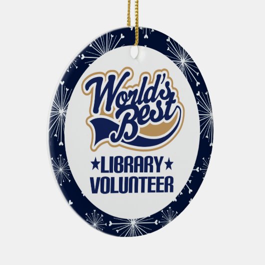 Library Volunteer Gift Ornament (Rechts)