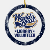 Library Volunteer Gift Ornament (Voorkant)