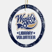 Library Volunteer Gift Ornament (Links)