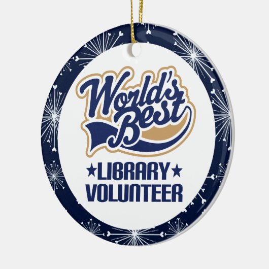 Library Volunteer Gift Ornament (Links)