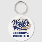 Library Volunteer Gift Sleutelhanger (Voorkant)