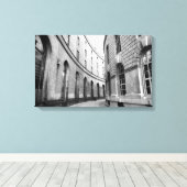 Library Walks, Manchester Canvas Afdruk (Insitu (Houten vloer))