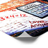 Library Wall Graffiti Poster (Hoek)