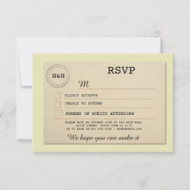 Library Wedding RSVP Book Verloving Cards