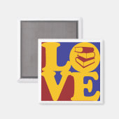 Library Work Love Magneet (Voorkant / Achterkant)
