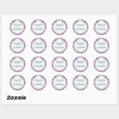 Library Zebra Print Sticker - Keer terug (Vel)