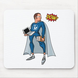 Libraryman met POW. Muismat