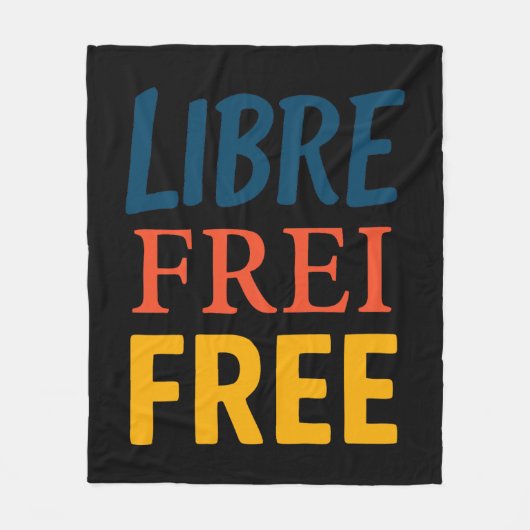 Libre Fleece Deken (Voorkant)