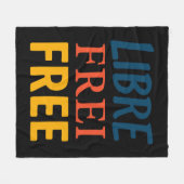 Libre Fleece Deken (Voorkant (Horizontaal))