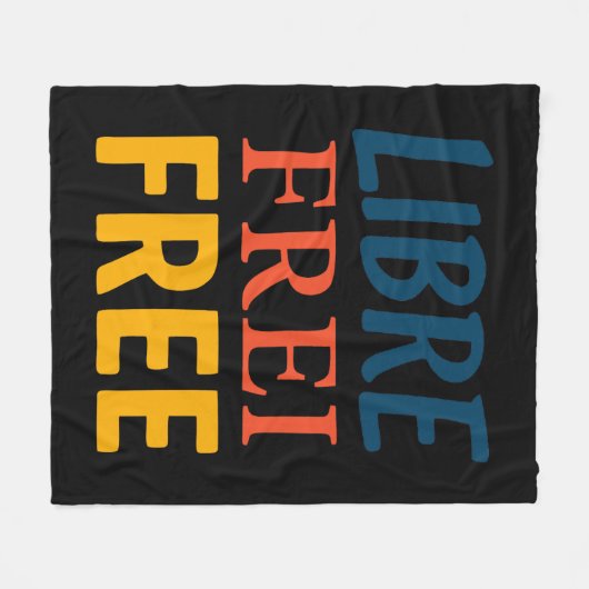 Libre Fleece Deken (Voorkant (Horizontaal))