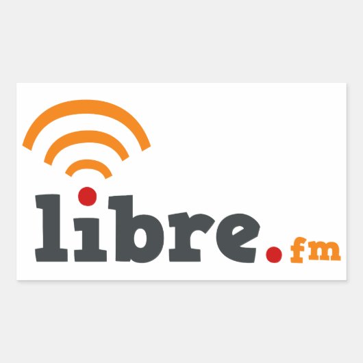 libre.fm Sticker (Voorkant)