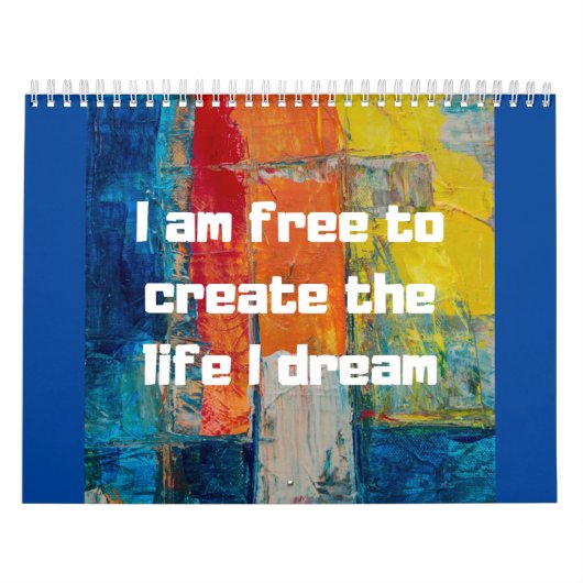 Libre para crear la vida que sueño | I am free Kalender (Hoes)