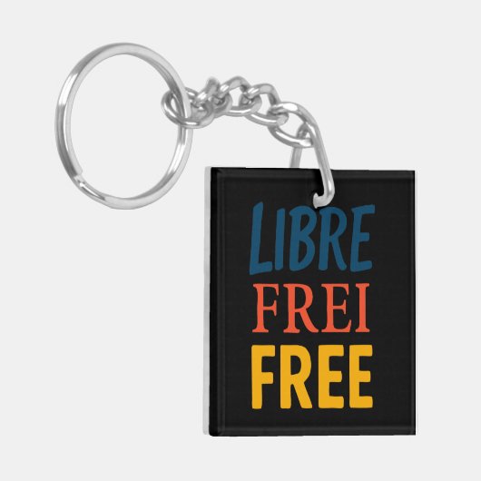 Libre Sleutelhanger (Voorkant Links)